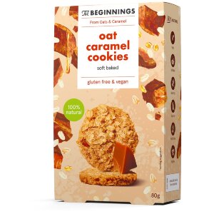The Beginnings Oat-Caramel Cookie 80g Gluten-Free