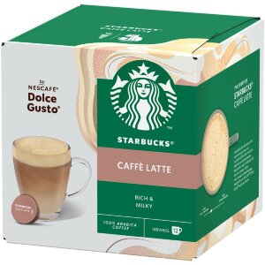 Starbucks 12 caps/121.2g Caffe Latte milk coffee capsule