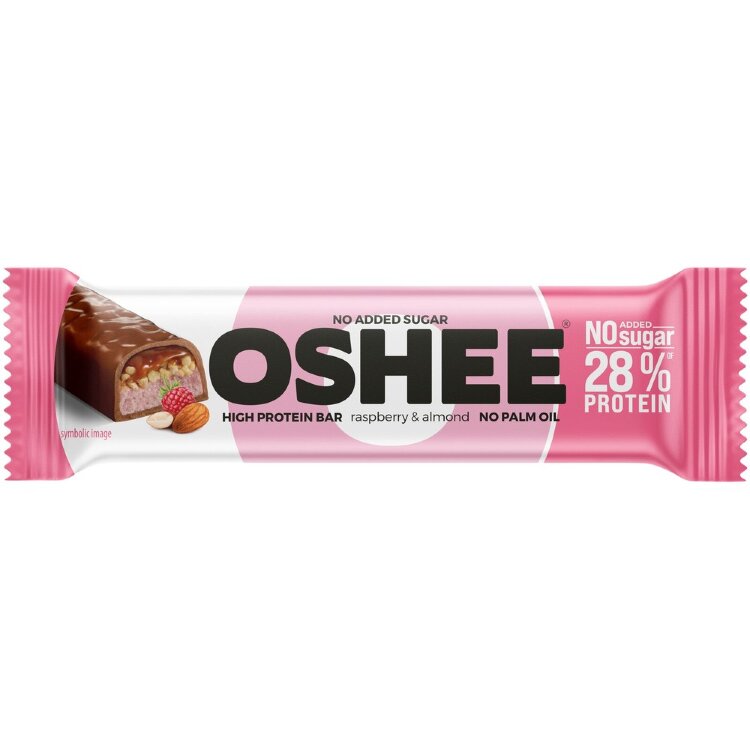 OSHEE Protein Bar Raspberry-Almond 47g
