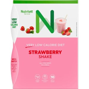 Nutrilett VLCD Strawberry Shake Strawberry Flavored Shake 10x35g