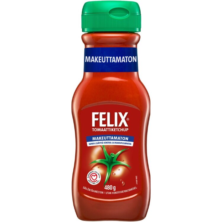 Felix Unsweetened Ketchup 480g