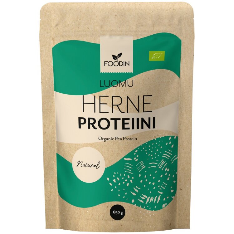 Foodin Pea Protein, Unflavored Organic 650g
