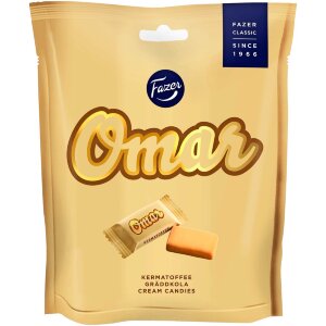 Fazer Omar Soft Toffee Candy Bag 220g