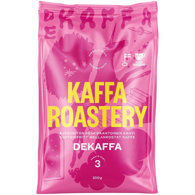 Kaffa Roastery Dekaffa Decaffeinated Filter Ground Coffee 250g