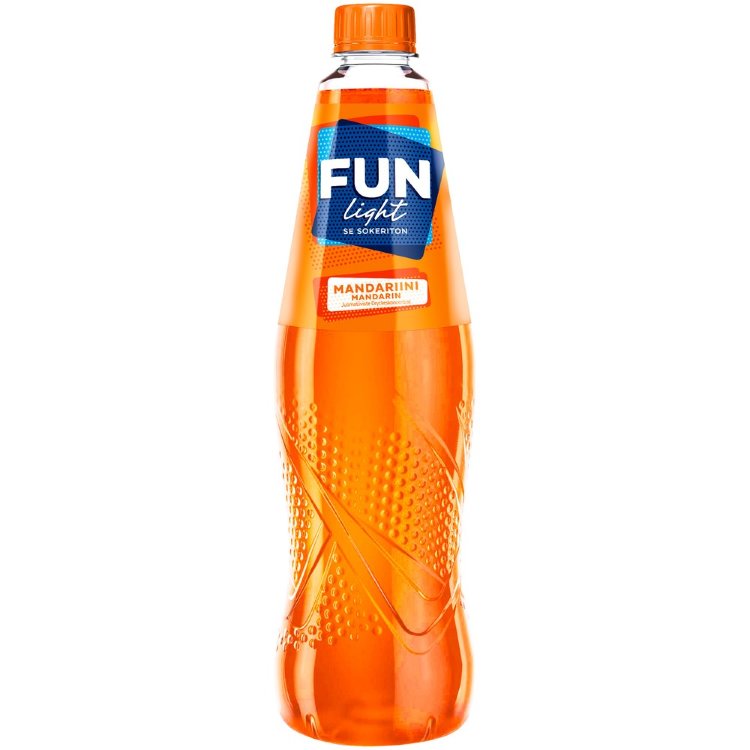 FUN Light Tangerine Flavored Drink Concentrate 0.5l 1+7