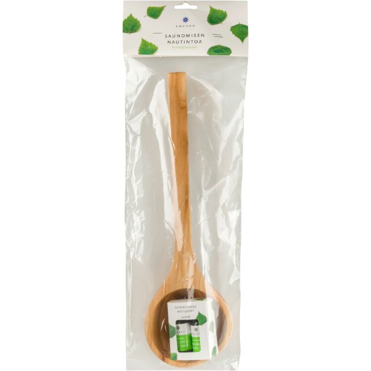 Emendo Sauna Ladle + Sauna Scents 2x10ml