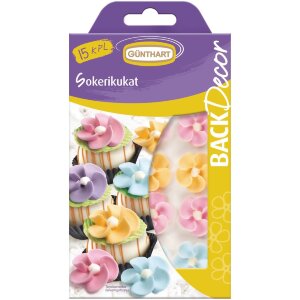 Günthart Decor Cake Decoration Flowers Pastel 20G