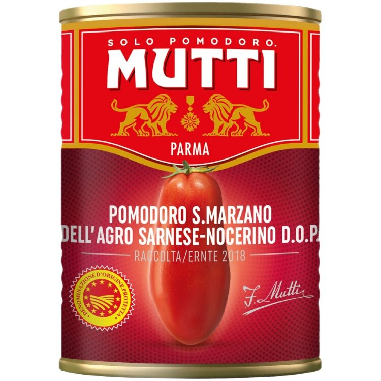 Mutti San Marzano whole peeled tomatoes 400g