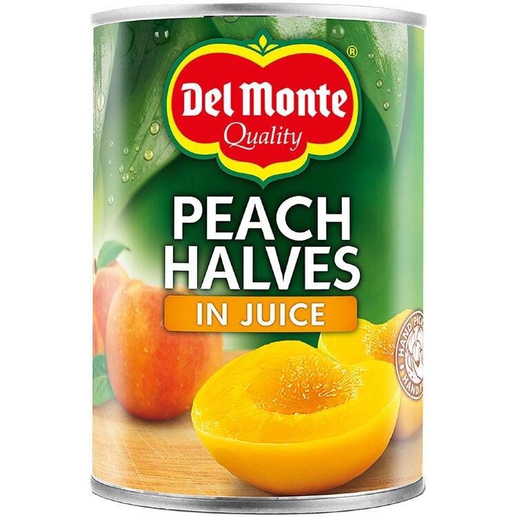 Del Monte Peach Halves in Juice 415g