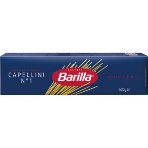 Barilla Capellini No.1 Pasta Made From Durum Wheat 500g