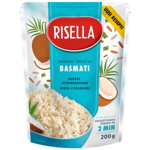 Risella Basmati Rice Coconut-Lemongrass 200g Ready Rice