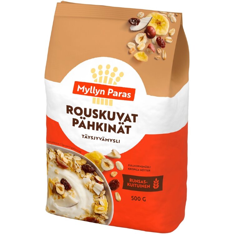 Myllyn Paras Crunchy Nuts Whole Grain Muesli 500g