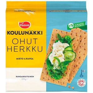 Vaasan School Crisp Thin Delight Classic 225g