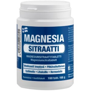Magnesia Citrate Magnesium Citrate Tablet 160 Tabs