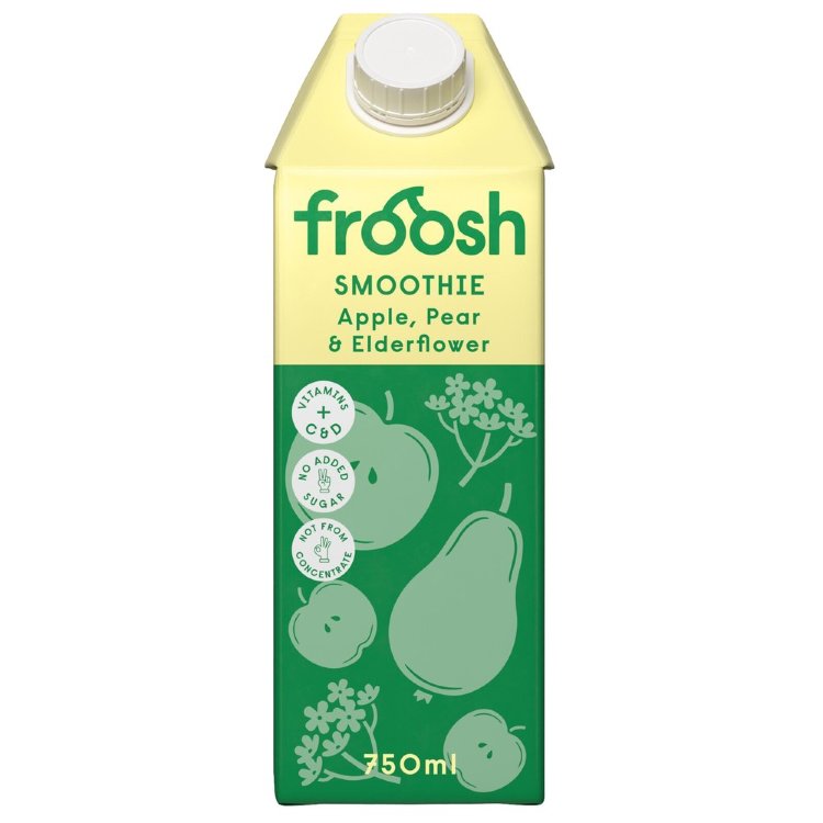 Froosh Apple, Pear, Elderflower Apple 750 ml