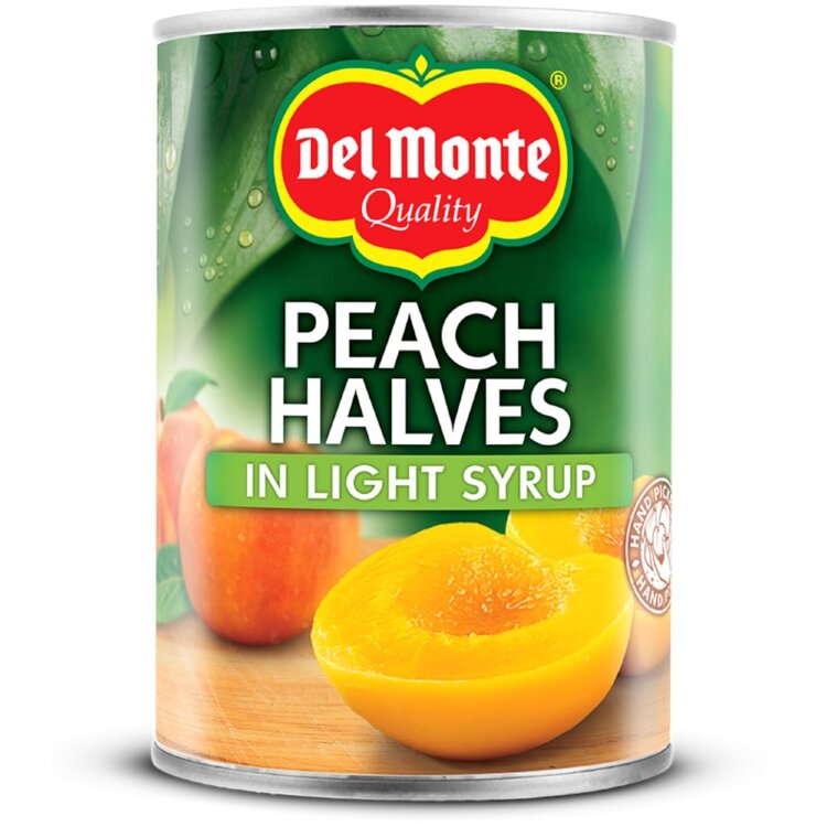 Del Monte 420g Peach Half In Light Syrup