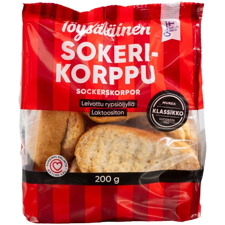 Töysäläinen Sugar Crispbread 200g