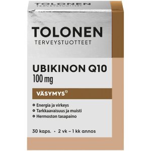 Tolonen Ubiquinone Q10 100mg + B Vitamins 30caps