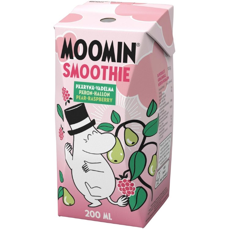 Moomin Pear-Raspberry Smoothie 200ml