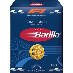 Barilla F1 Gran Route Racing Edition Pasta Made From Durum Wheat 500g