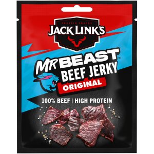 Jack Link's Beef Jerky Original, Seasoned And Dried Beef Strips 40g
