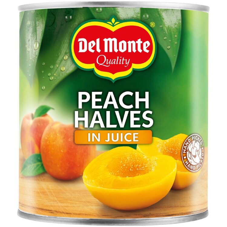 Del Monte 825g Peach Halves in Juice