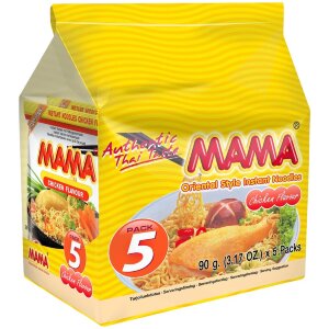 5x Mama Chicken flavored noodle 90g