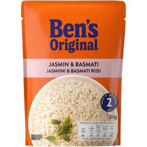 Ben's Original Jasmin & Basmati Ready Rice 220g