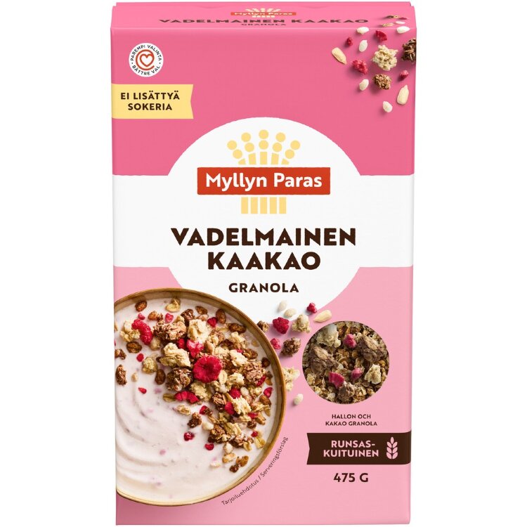 Myllyn Paras Raspberry Cocoa Granola 475g