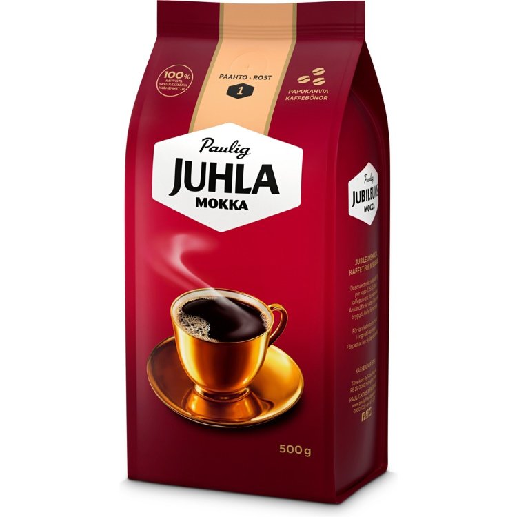 Paulig Juhla Mokka Coffee Coffee Beans 500g