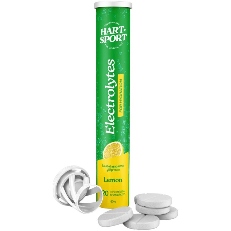 Hart-Sport Electrolytes Effervescent Tablet Lemon 20 pcs