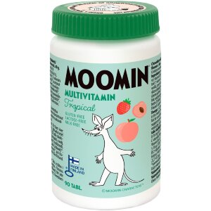 Moomin Multivitamin Tropical Chewable Tablet 90 Tablets Dietary Supplement