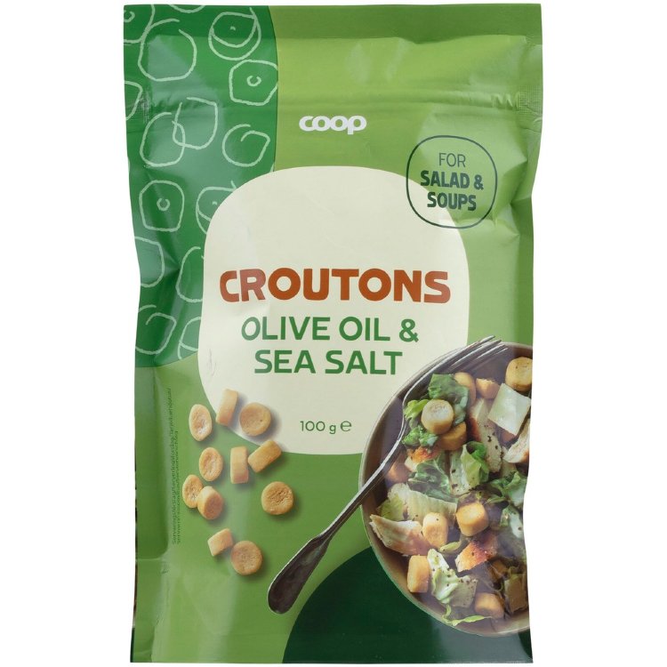 Coop Croutons Containing Olive Oil And Sea Salt 100 g