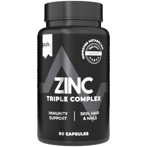 PULS Nutrition Zinc triple complex 90 capsules