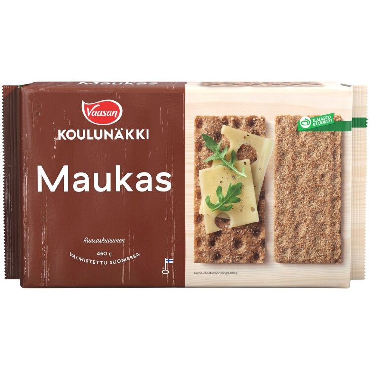 VAASAN SCHOOL SNACK Tasty 460 g Whole Grain Rye Crispbread