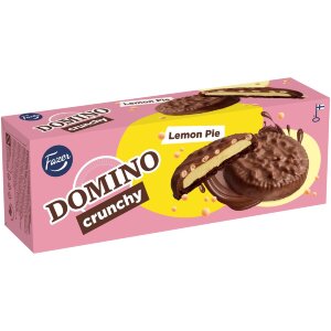 Fazer Domino Crunchy Lemon Pie Treat Cookie 150g