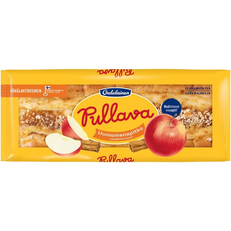 Oululainen Pullava Oven Apple Braid 400g, Seasonal Flavor