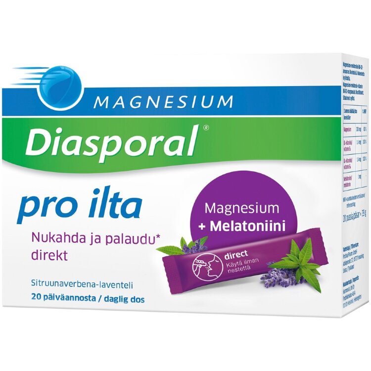 Diasporal Magnesium 300 mg Per Evening Direkt Granules Dietary Supplement 39g/20pcs