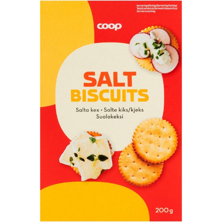 Coop Salted Biscuit 200 g