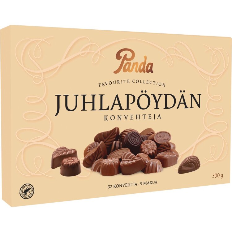 Panda Festive Table Chocolate Pralines 300g