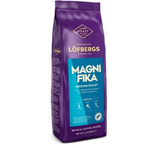 Löfbergs Magnifika Bean Coffee 400 G Rainforest Alliance