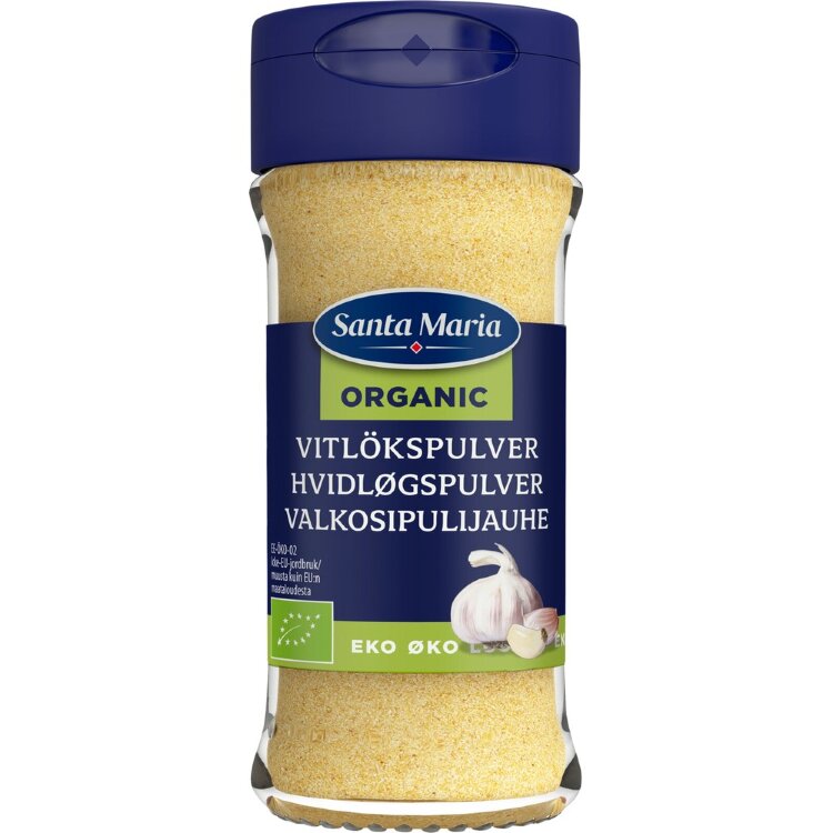 Santa Maria Garlic Powder Organic, Jar 46g