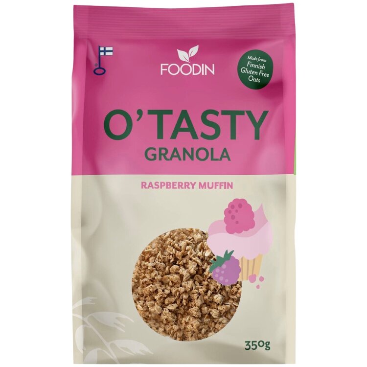 Foodin O'Tasty Raspberry-Oat Granola 350g
