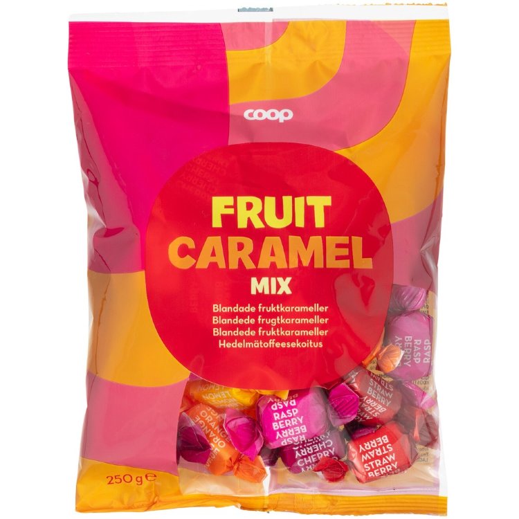 Coop Fruit Toffee Mix 250 g