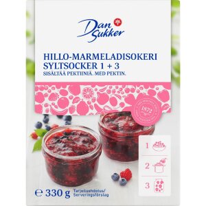 Dansukker Jam-Marmalade Sugar 1+3 330g