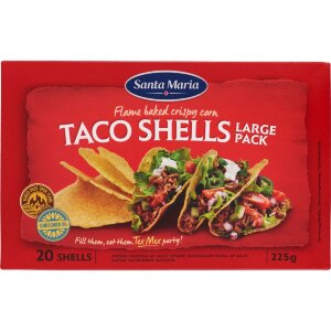 Santa Maria Taco Shells 20-pack, taco shells 20 pcs, 225g