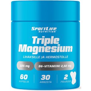 SportLife Nutrition Triple Magnesium 60kaps