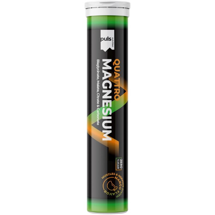 PULS Quattro Magnesium Effervescent Tablets Mango 20 pcs