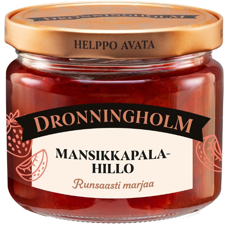 Dronningholm Mansikkapalahillo 280 g