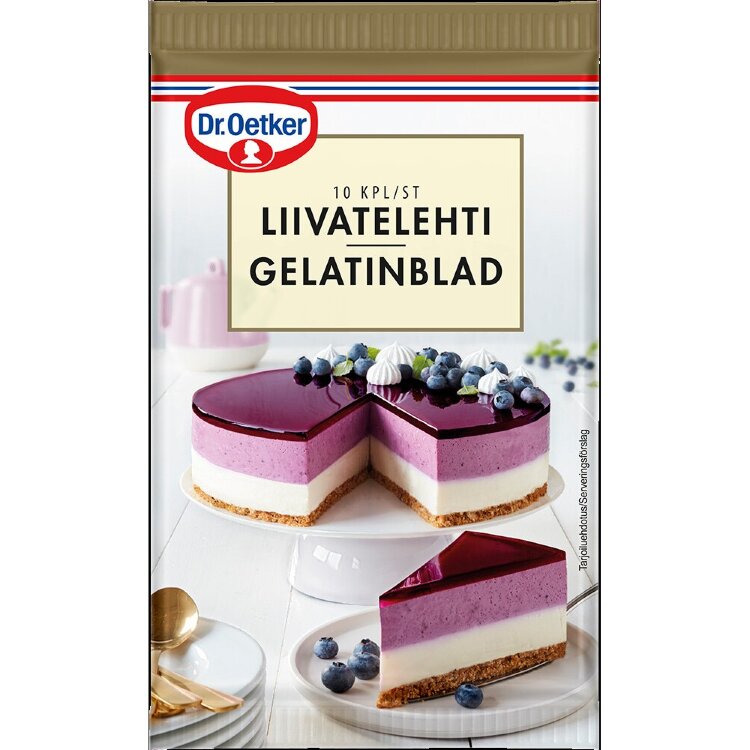 Dr. Oetker 10 pcs Gelatin Sheets